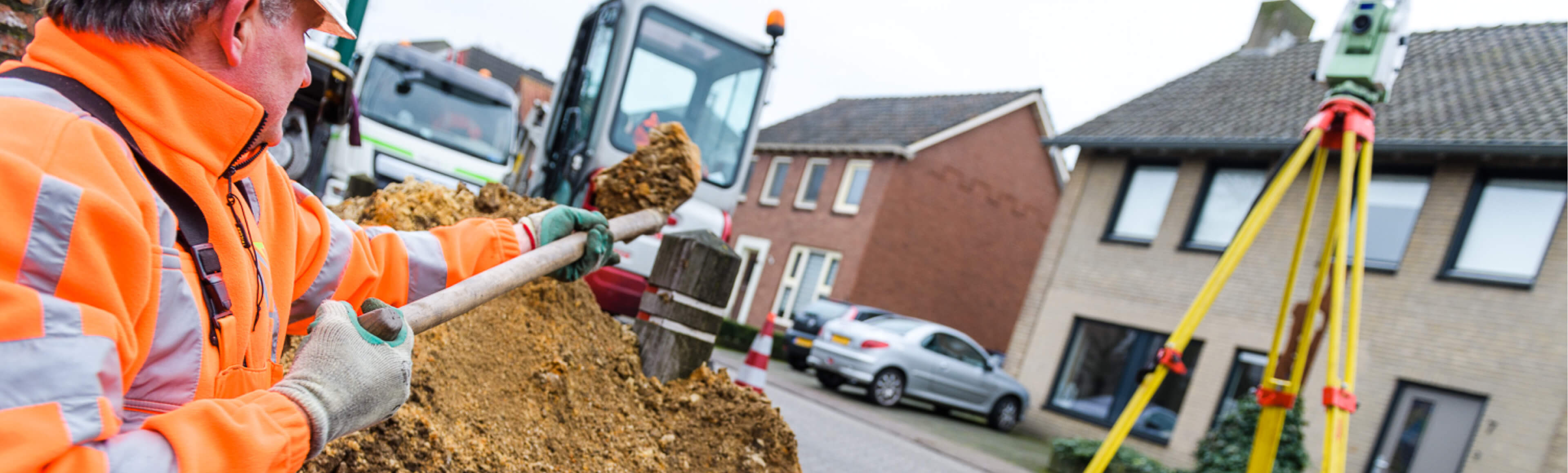 Onderzoek kabels en leidingen proefsleuven